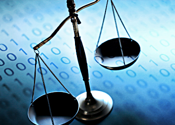 Scale in front of binary numbers.